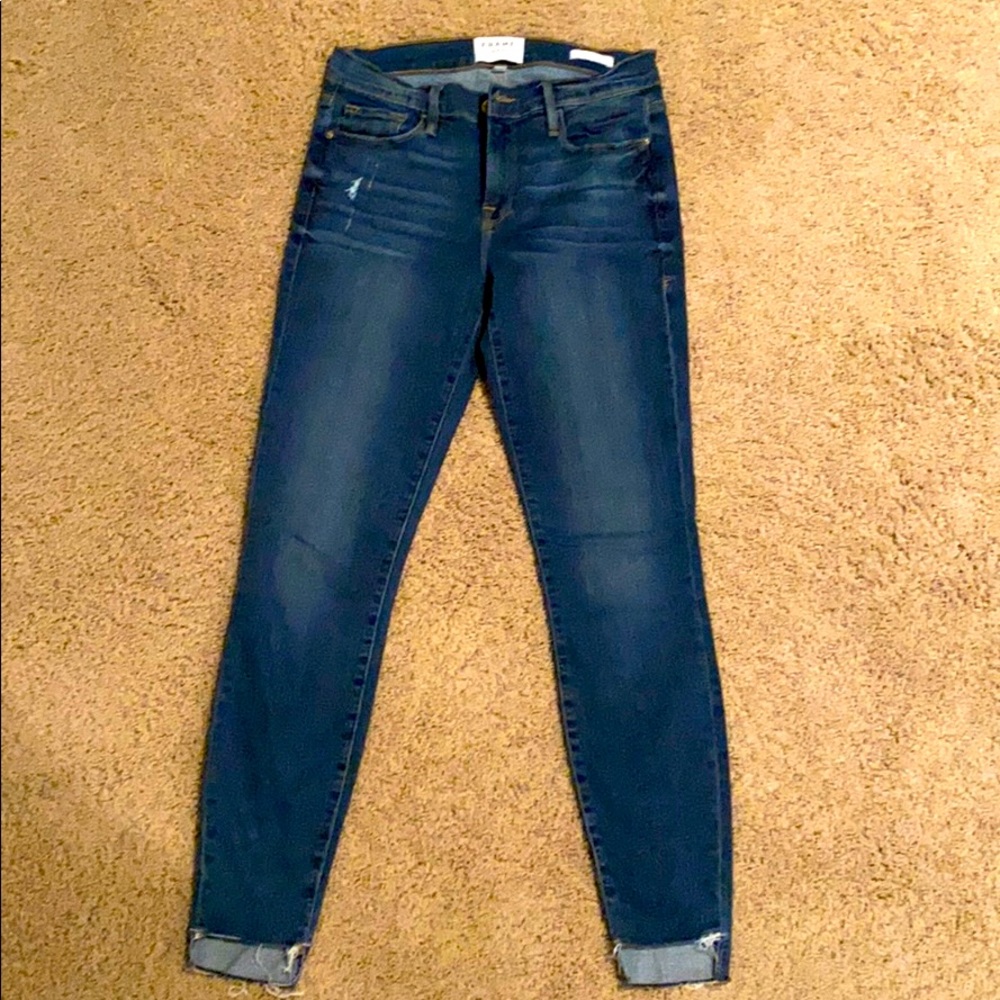 Frame cropped Skinny Jeans
